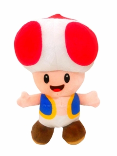 Peluches Super Mario Bros Luigi Toad Honguito 20cm