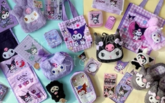 Cartera SANRIO Kuromi peluche violeta en internet