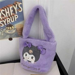 Cartera SANRIO Kuromi peluche violeta - comprar online