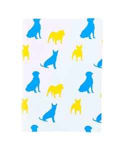 Cuaderno tapa blanda Perros y Llamas