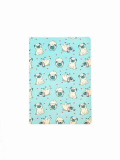 Cuaderno tapa blanda Perros y Llamas
