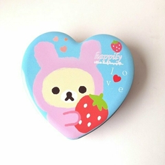 Mini Latas RILAKKUMA y KORILAKKUMA con Forma de Corazón