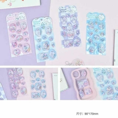 Stickers Kawaii 3D glitter en internet