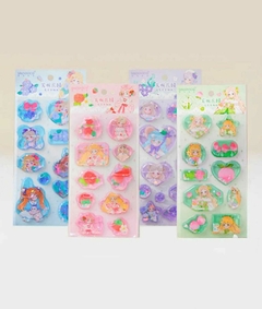 Stickers Kawaii 3D glitter - comprar online