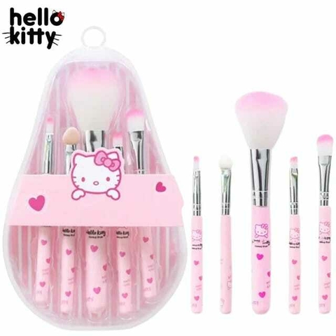Set de brochas maquillaje Hello Kitty