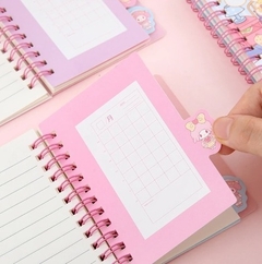 Mini cuaderno Sanrio con separadores - Premavintage