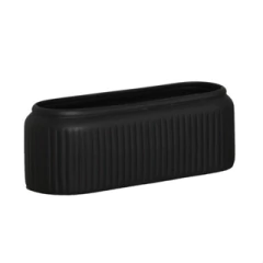 Vaso Floreira G Waves de Cerâmica Decorativo - Maria Fernanda Decorações