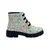 Botinha Infantil Menina Coturno Feminino Cano Baixo Florido - comprar online
