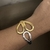 Bracelete Orgânico Ouro com Prata - loja online