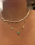 Colar Chocker verde em Ouro na internet