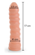 Consolador Macizo Piel Tornado - comprar online