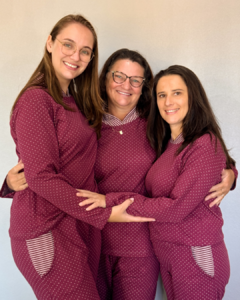 Pijama Larissa Tecido Malha Dupla face - comprar online