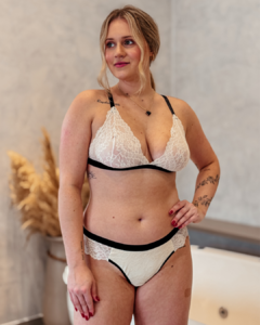 Conjunto Gabriela Renda Delicada Sem Bojo - comprar online