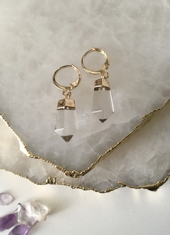 Brinco Argolinha com Cristal - comprar online