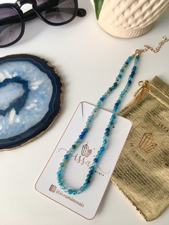 Choker Azul (pedras naturais) - comprar online