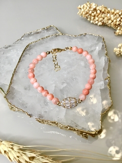 Pulseira madrepérolas+ cristais na internet