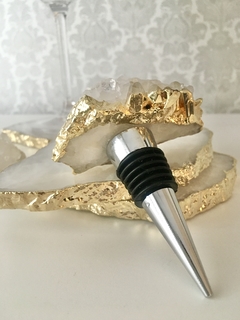Tampa para garrafa - Cristal Ouro - comprar online