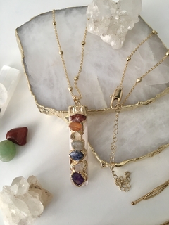 Colar + Pingente 7 chakras - comprar online