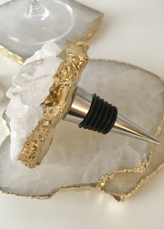 Tampa para garrafa - Cristal Ouro