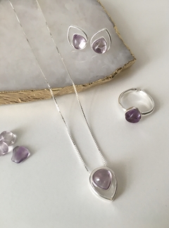 Colar Prata - Ametista - comprar online