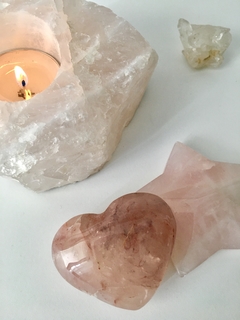 Porta velas em quartzo na internet