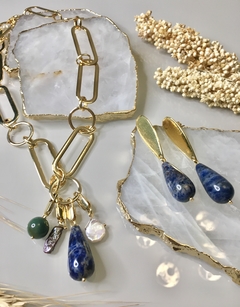 Colar Gota Sodalita