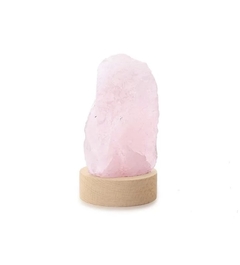 Luminária- Quartzo Rosa