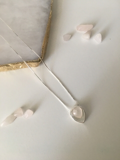 Conjunto Prata - Quartzo Rosa na internet