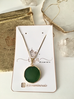 Pingente Ágata Verde - comprar online