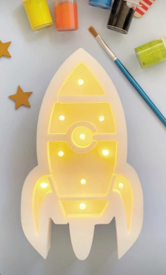 kit decora tu lámpara cohete