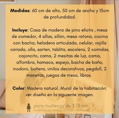 CASITA DE MUÑECAS HOME - comprar online