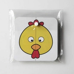 ROMPECABEZA DE 2 PIEZAS ANIMALES - tienda online