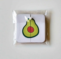 ROMPECABEZA DE 2 PIEZAS - FRUTAS Y VERDURAS en internet
