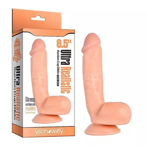 Prótese Realística com Ventosa 21x4,5cm Sexy Import