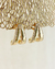 Brinco Dourado Com Pedra Strass Tipo Virgula PBBE31217
