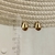 Brinco Gota Banho Dourado Tamanho P - HBBE02020 na internet