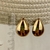 Brinco Gota Banho Dourado Tamanho G - HBBE02020 na internet