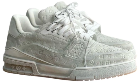 LOUIS VUITTON LV TRAINER GREY MONOGRAM