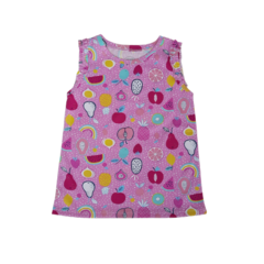 Musculosa Frutas Rosa
