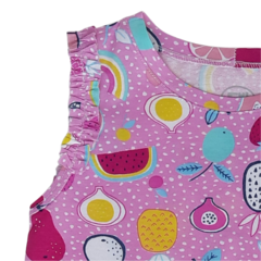 Musculosa Frutas Rosa - comprar online