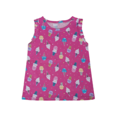 Musculosa Helados Fucsia