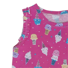 Musculosa Helados Fucsia - comprar online