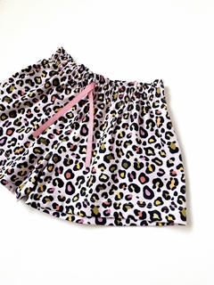 SHORT ANCHO LEO PINK - comprar online