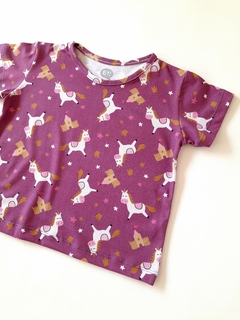 REMERA M/C UNICORNIOS VIOLETA - comprar online