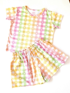 REMERA M/C CUADROS CITRIC en internet