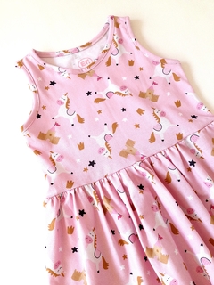 VESTIDO UNICORNIOS ROSA - EY! Tienda