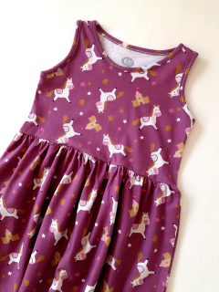 VESTIDO UNICORNIOS VIOLETA - EY! Tienda