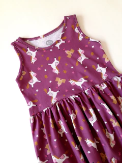VESTIDO UNICORNIOS VIOLETA en internet