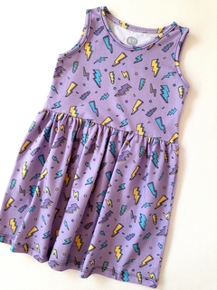 VESTIDO RAYOS LILA - comprar online