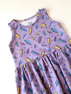VESTIDO RAYOS LILA - EY! Tienda